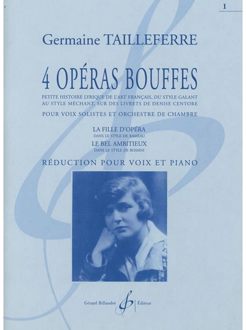 4 Opéras bouffes. Volume 1. La Fille d’opéra et Le Bel Ambitieux Visual